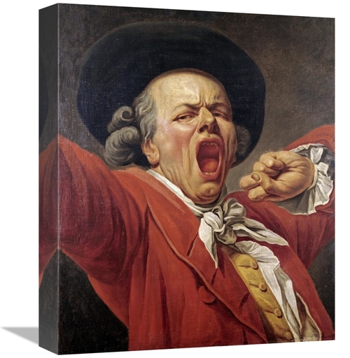 Global Gallery GCS-266241-16-142 16 in. Self-Portrait as a Yawning Man