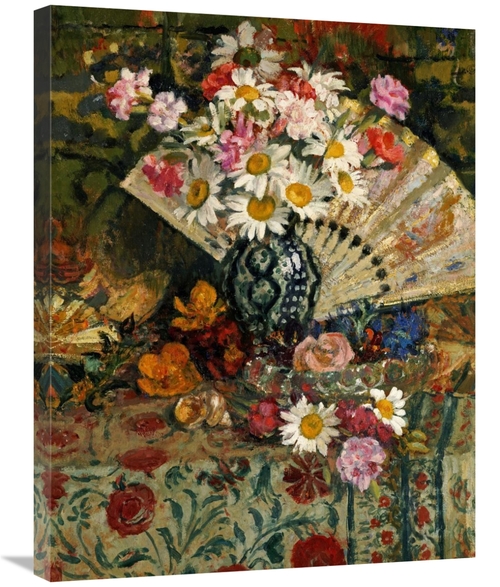 Global Gallery GCS-266763-30-142 30 in. Still Life with a Fan Art Prin