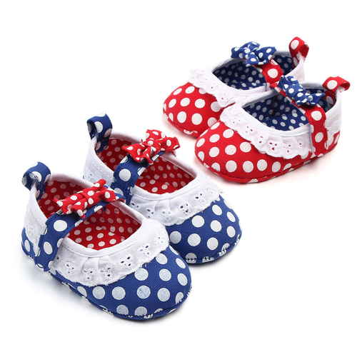 Infant Girls Indoor Soft-Soled Bow-Knot Princess
