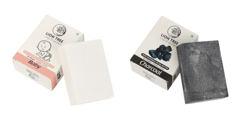 Handmade Baby Soap 110Gm and Charcoal Soap 110Gm Pack of 2