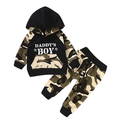Active Kids Baby Boy Camo 2Pcs Tracksuits