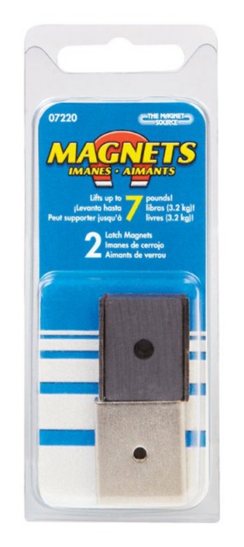 Master Magnetics 07220 Latch Magnet  1 x 0.88 x 0.25 in. - 