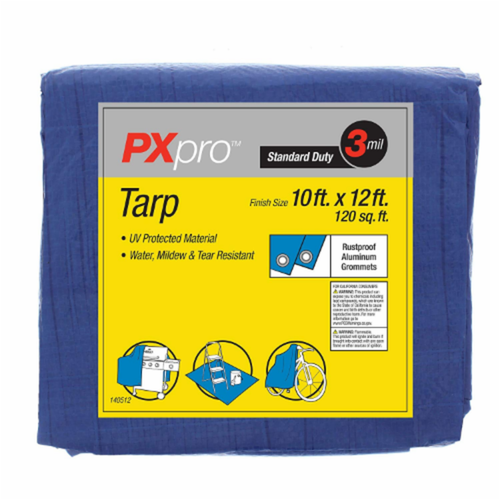 Howard Berger PXPSDT1012 10 x 12 in. 3 ml Blue Poly Tarp