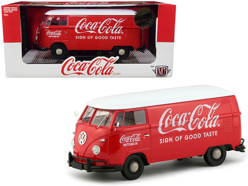 1960 Volkswagen Delivery Van \Coca-Cola\" Red with White Top Limited