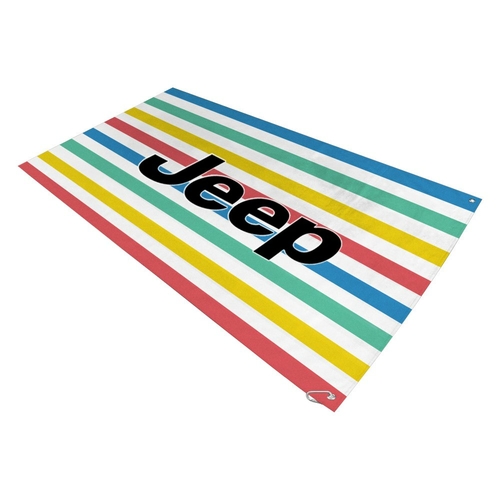 Seat Armour T2GOMULTI Jeep Cabana Stripe Multicolor Towel