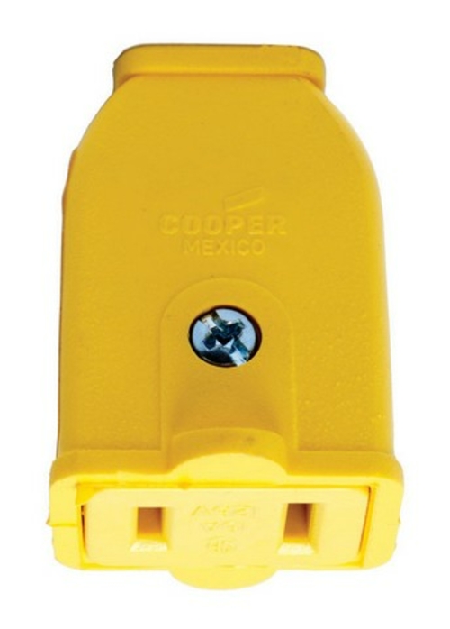 Spring Action SA155GD 15 amp Yellow Polarized Connector - pack of 10