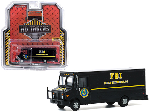2019 FBI Step Van \FBI Bomb Technicians\" Black \"H.D. Trucks\" Series