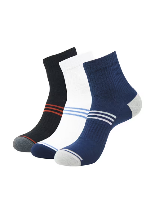 Men pack of 3 printed above ankle length socks