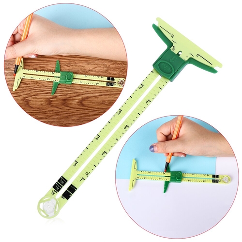 1PC Multifunctional Plastic 5 in 1 Slip Caliper