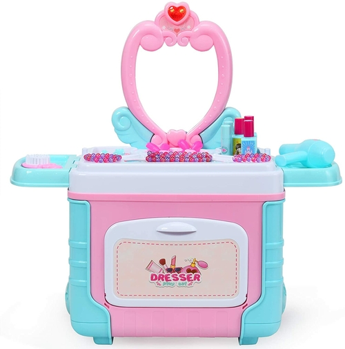 Children's Convertible Cosmetic Vanity Case / Suitcase