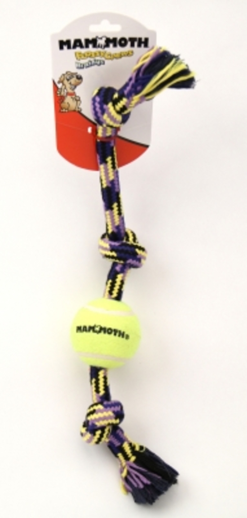 Animal Supply Company MM25112 Braidy Tug With Tennis Ball