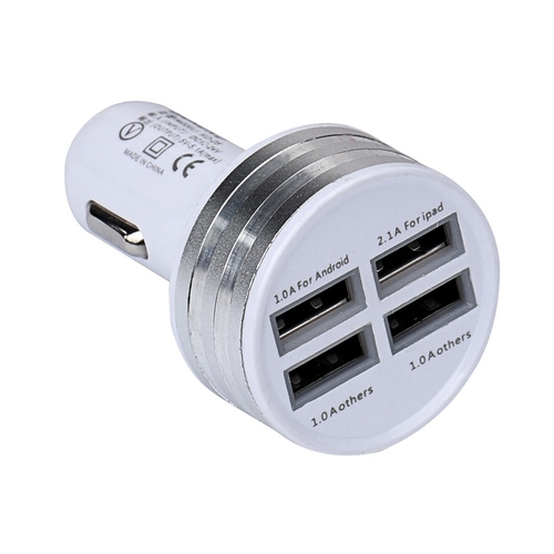 Car Universal 12V 5.1A 4Port USB DC Charger