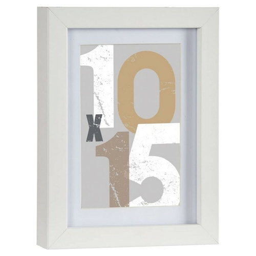 Wall photo frame 88745 White MDF Wood (1 uds)