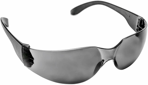 Wrap Around Safety Glasses ANSI CE Smoked Lens Pack of 12 Anti Scratch