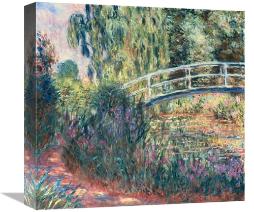 Global Gallery GCS-278675-16-142 16 in. Le Pont Japonais - Bassin Aux 