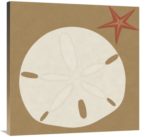 Global Gallery GCS-454908-3636-142 36 x 36 in. Summer Fun - Sand Dolla