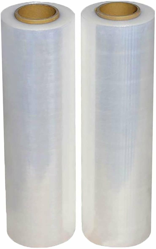12 Rolls of Cast Stretch Film 18 inches x 1500 Feet Hand Stretch Film