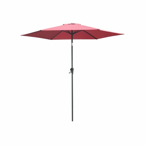 Outsunny 9ft Aluminum Patio Umbrella Garden Outdoor Parasol Sunshade