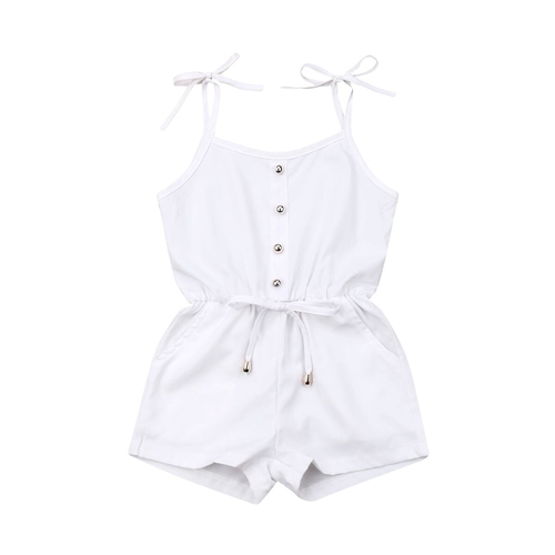 0 3T Baby Boy Girl Lovely Sleeveless Straps Romper