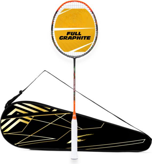 Light Aluminium Badminton Racquet With Full Cover | Made In India(Set