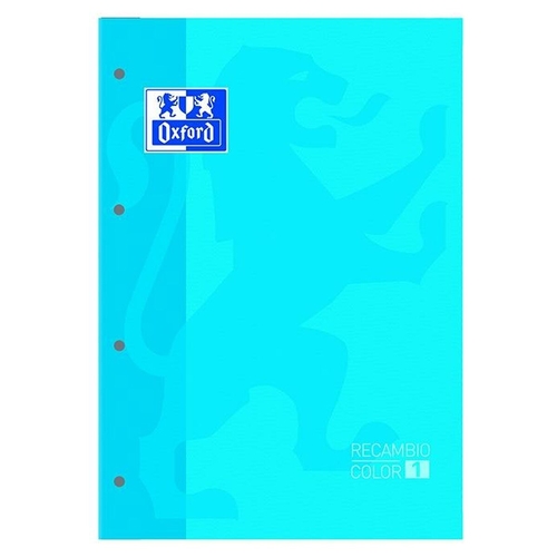 Replacement Oxford Sheets 80 Sheets 5 Units A4 Turquoise 5 Pieces