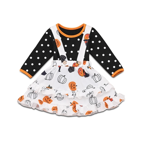 Autumn Kids Baby Girl Halloween Outfits