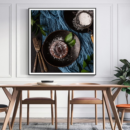 Morden Delicious Dessert Canvas Painting