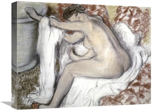 Global Gallery GCS-277327-22-142 22 in. Leaving the Bath - Le Sortie D
