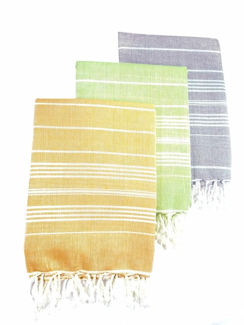 Extra Large Beach, Bath & Turkish Towel Cotton (Pack of 3) 81 * 170 cm