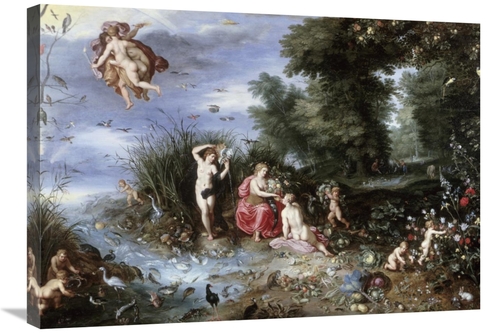 Global Gallery GCS-276913-30-142 30 in. Allegory of the Elements Art P