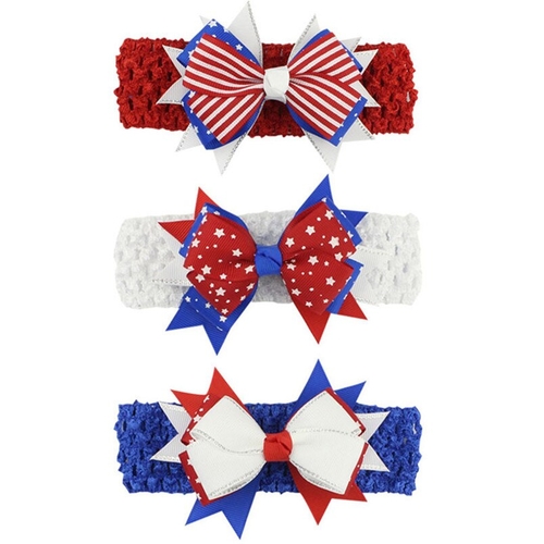 Fashion Newborn Baby Girls Hairband Striped Star