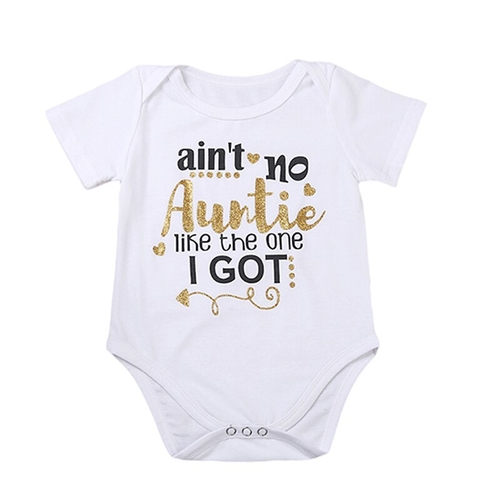 Boys Girls Baby Rompers Short Sleeve Cotton Infant