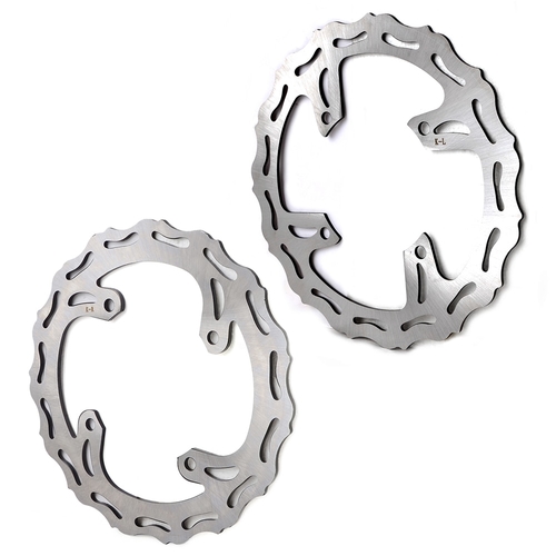 Front Rear Brake Disc Rotors for Kawasaki KX250