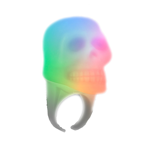 Blinkee MultGlRi-SL Multi Color Glow LED Skull Ring