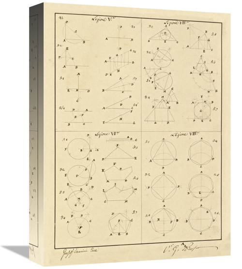 Global Gallery GCS-453971-1216-142 12 x 16 in. Plate 2 for Elements of