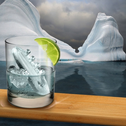 Gin And Titonic Ice Tray