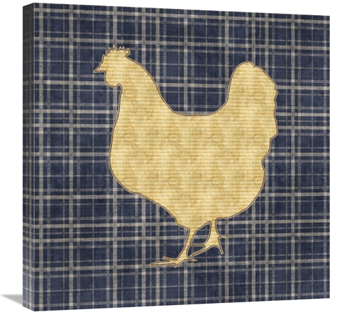 Global Gallery GCS-453828-2424-142 24 x 24 in. Country Style Hen Art P