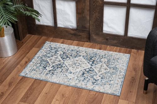 Noble GC_GEN7003 Blue 2 ft. x 3 ft. Area Rug