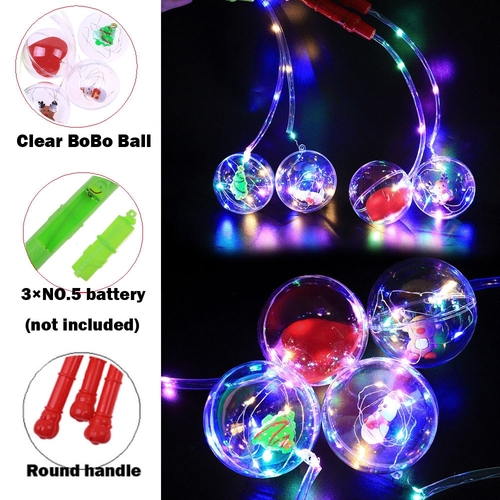 Christmas Flashing Clear Light Ball