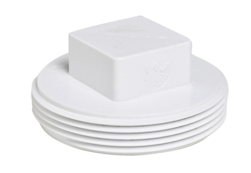 Plastic Trends P1156 Raised Threaded Plug  6 in.