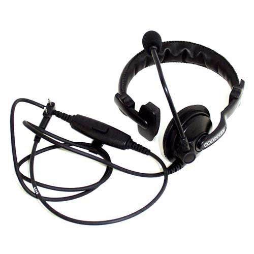 Kenwood KHS-7A Light Weight Single Muff Headset With Boom Mic