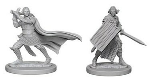 WizKids WZK72608 Pathfinder Battles Deep Cuts Unpainted Elf Male Palad