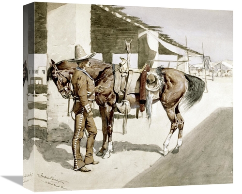 Global Gallery GCS-279600-16-142 16 in. A Rural Guard - Mexico Art Pri