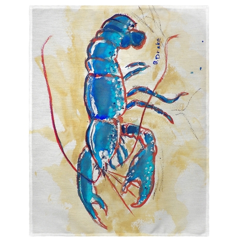 Betsy Drake PM381 14 x 18 in. Blue Lobster Place Mat - Set of 4