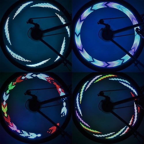 14+14pcs LED Bike Wheel Light With Battery Wheel
