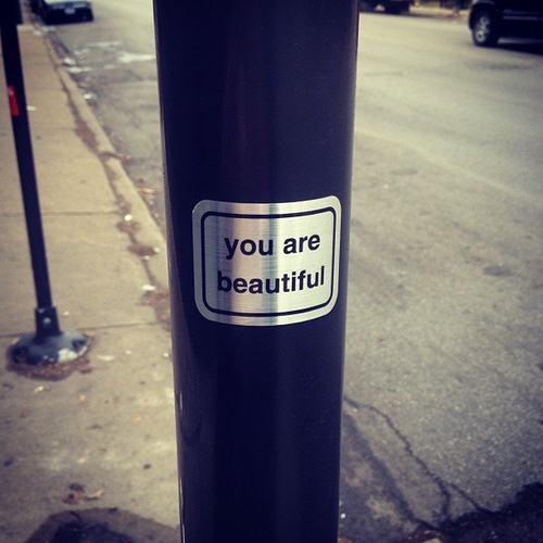 You Are Beautiful Sticker