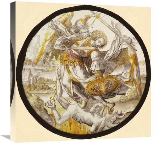 Global Gallery GCS-456189-2424-142 24 x 24 in. The Archangel Michael V