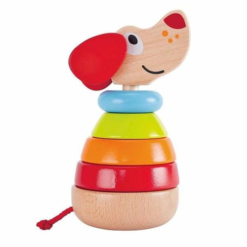 Wooden Game Hape Pepe Rainbow Stacker