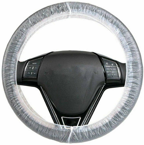 Pack of 100 Disposable Steering Wheel Covers 5 x 20, Thickness 0.8