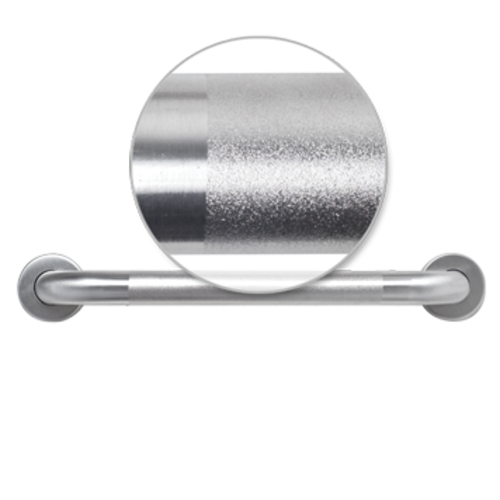 AJW UG120X-A12 12 In. Exposed Flange- 1.25 In. Diameter Grab Bar- Peen